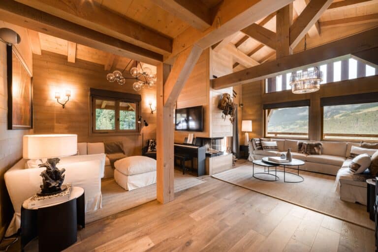 Megeve Chalet Lounge Area